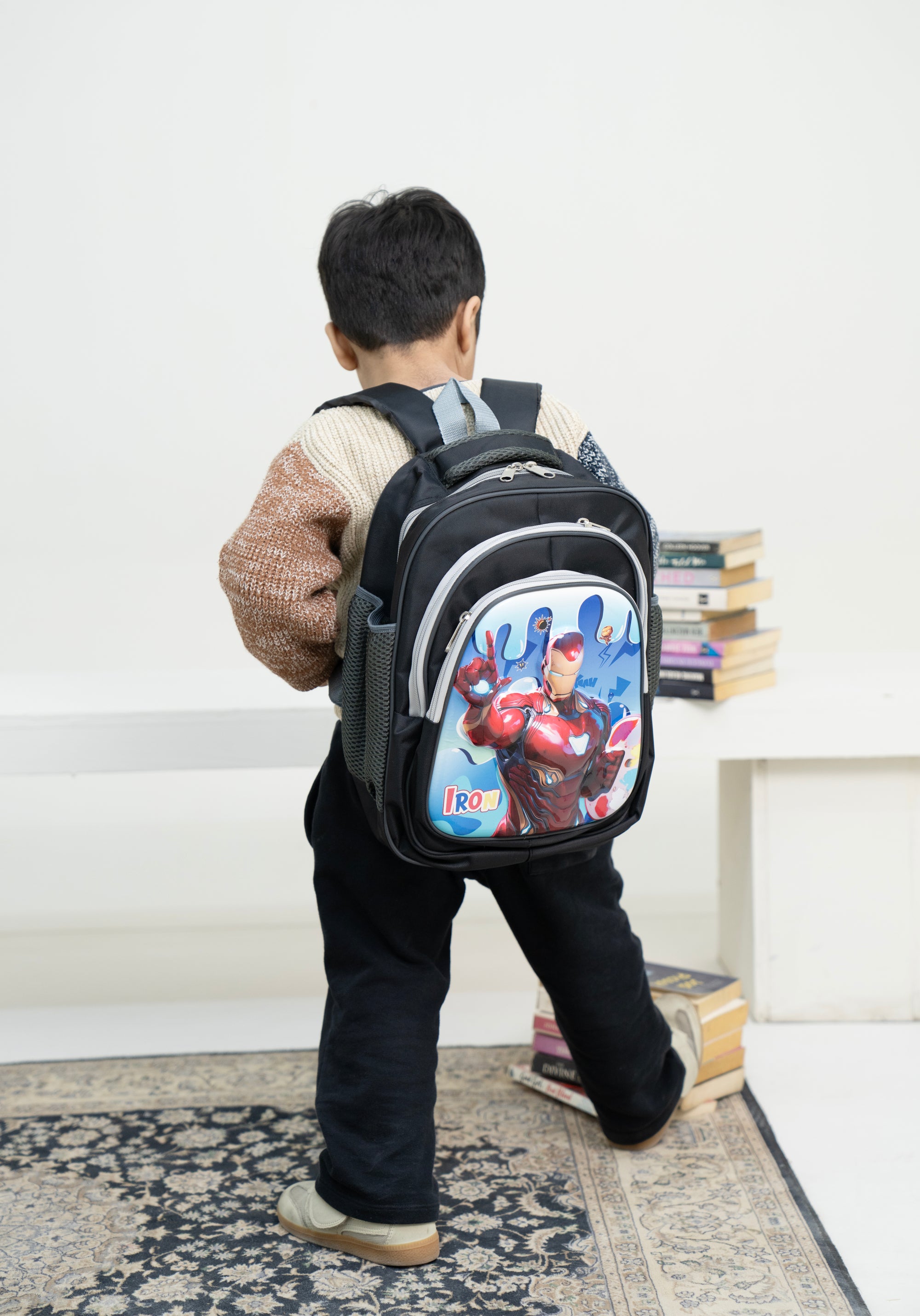 16 Inch IronMan 3D Character Bag 1class till 3 class