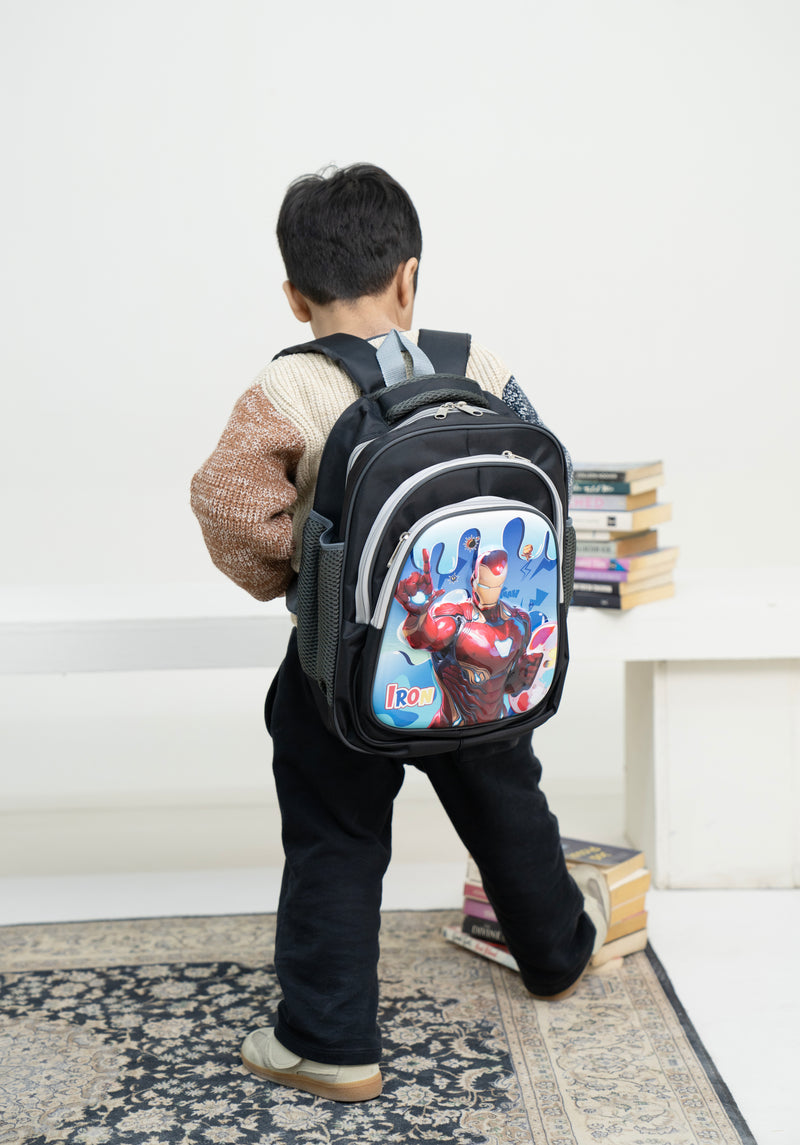 16 Inch IronMan 3D Character Bag 1class till 3 class