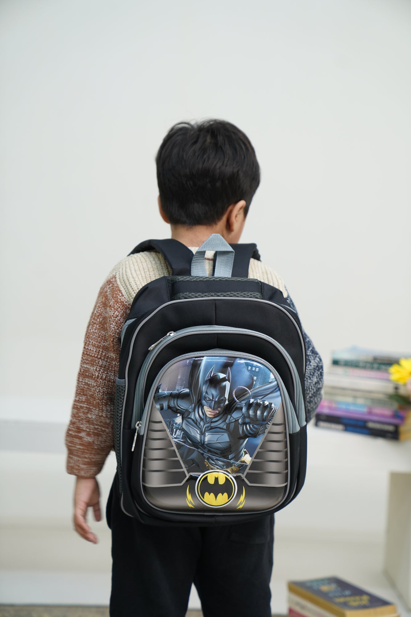16 Inch Batman school Bag For Class One till  Class Four