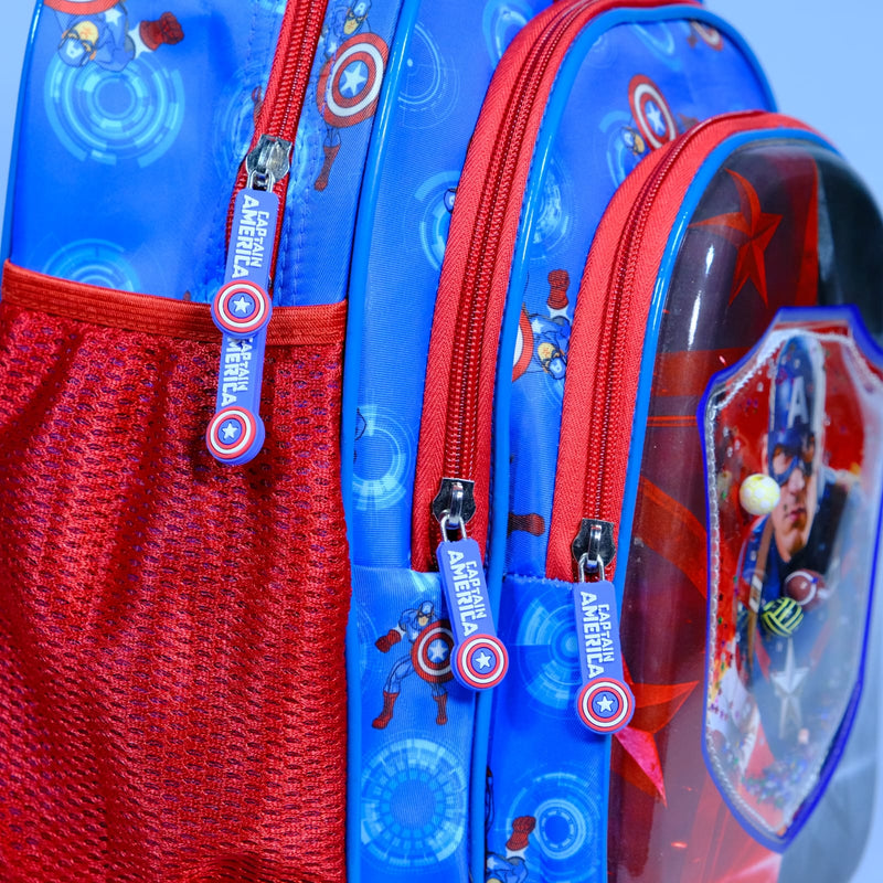 16 Inch Captain America 3D Character Bag 2Class till 5Class